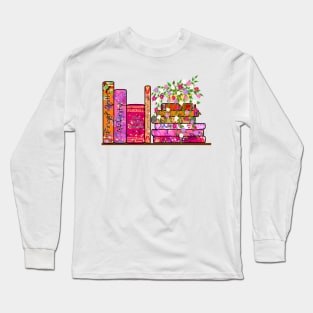 Lesbian Bookshelf Long Sleeve T-Shirt